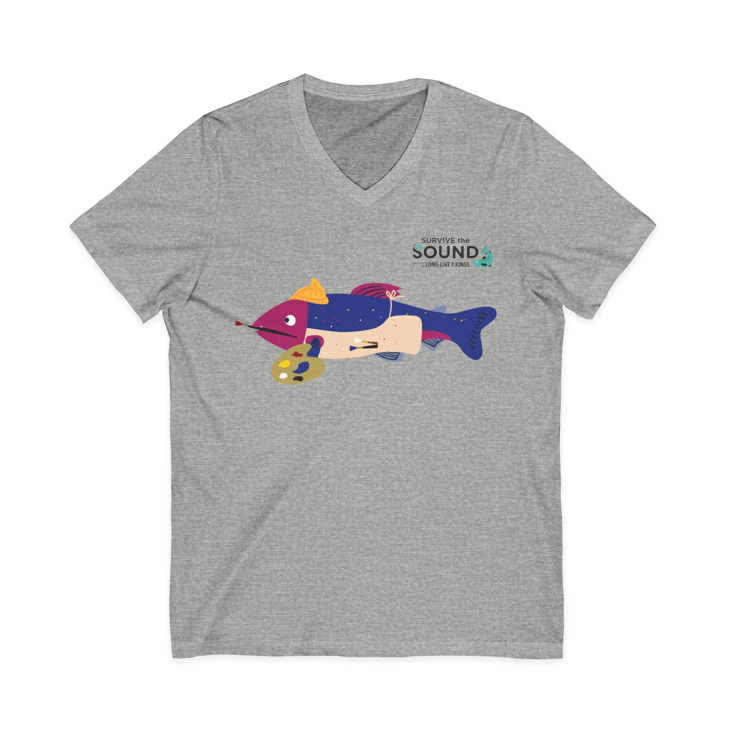 Arthur Unisex V-Neck Tee