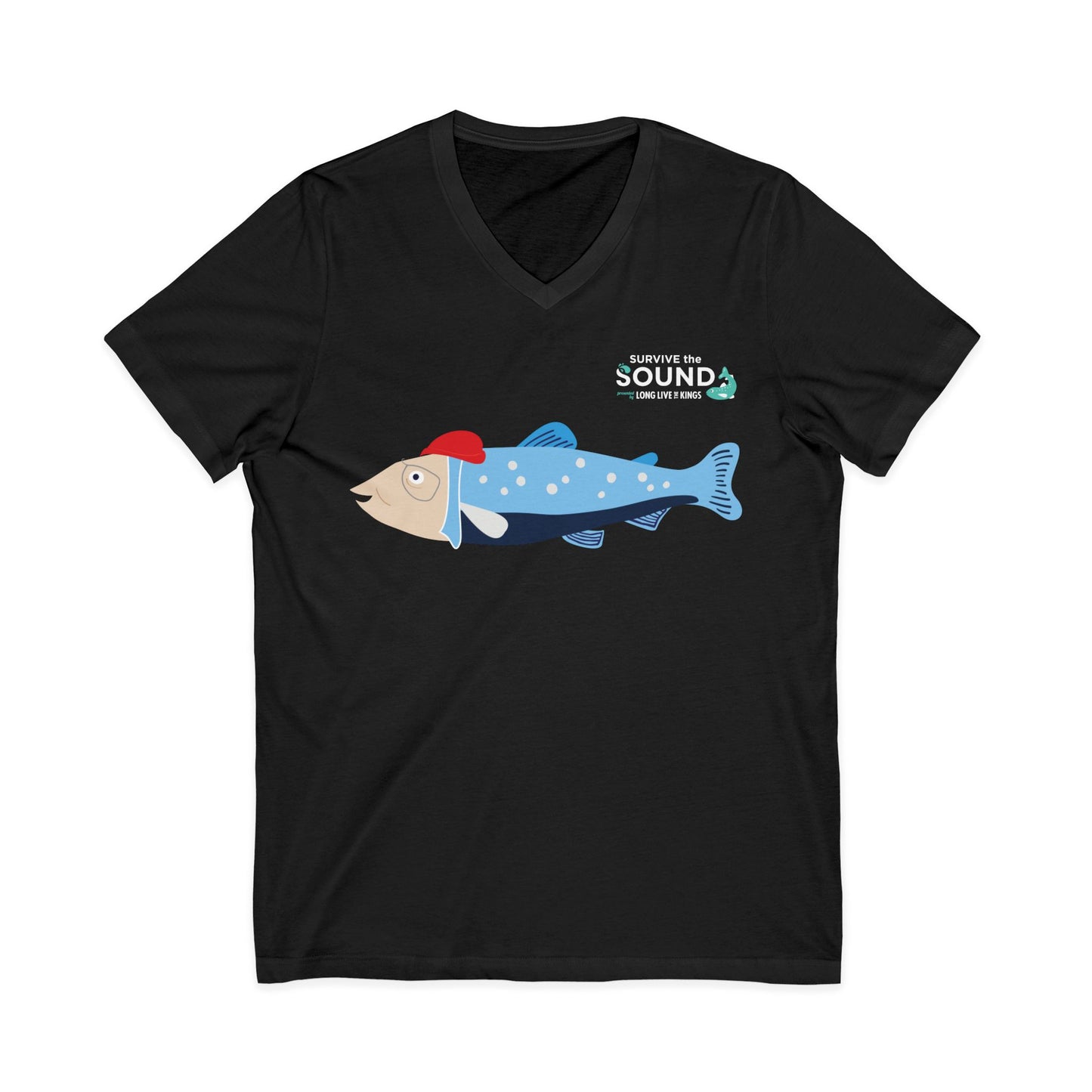 Jacques TooSlow Unisex V-Neck Tee