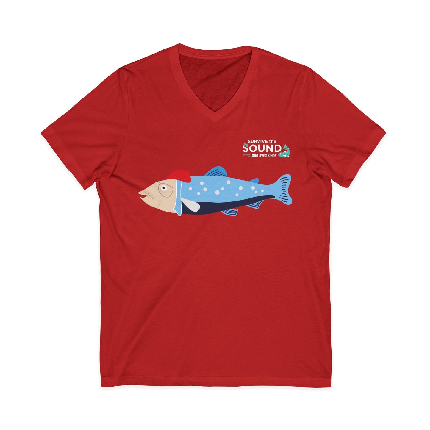 Jacques TooSlow Unisex V-Neck Tee