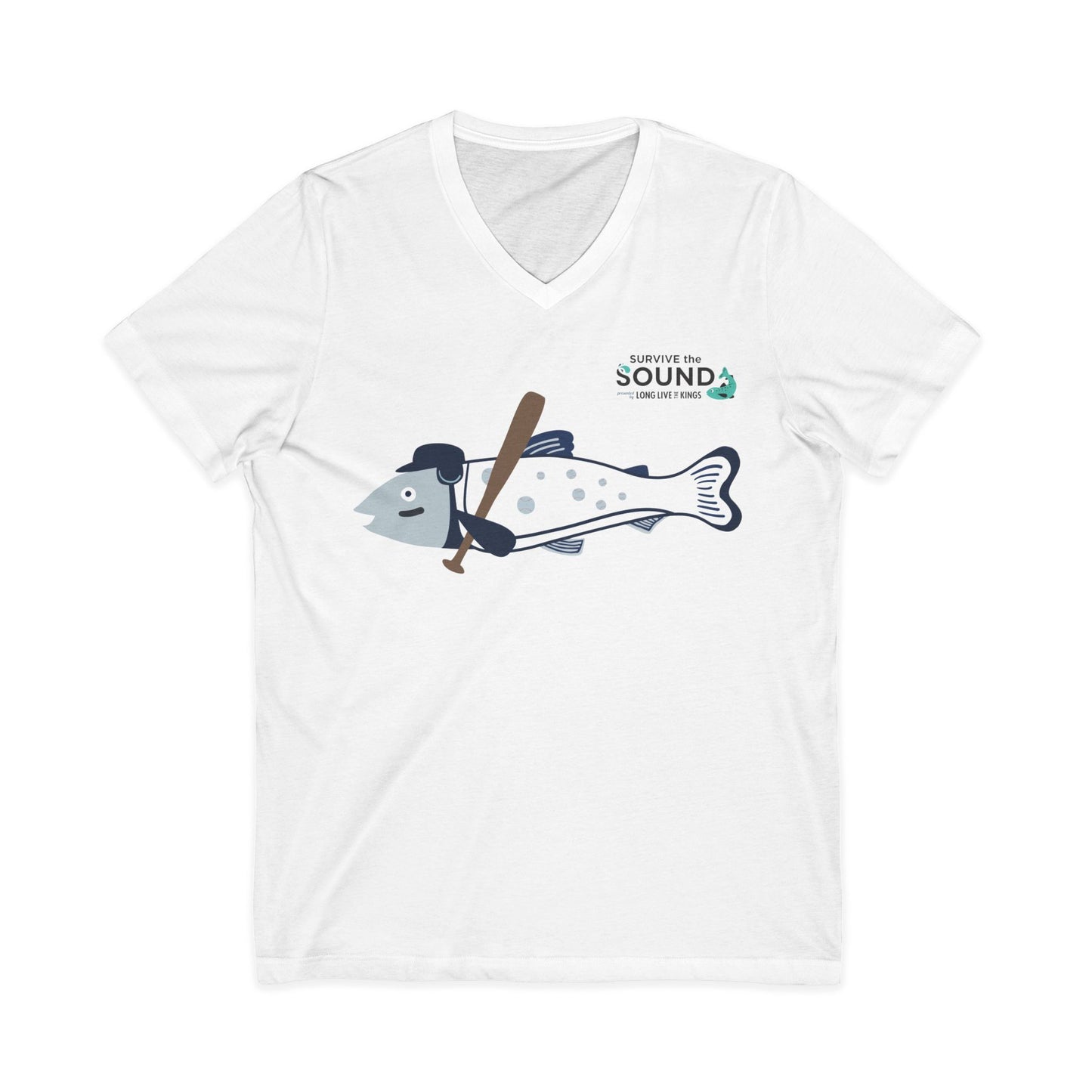 Eddy Gar Unisex V-Neck Tee