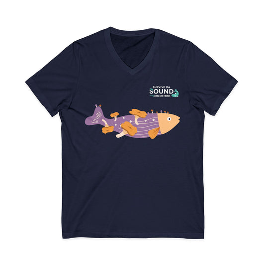 Chanterella Unisex V-Neck Tee