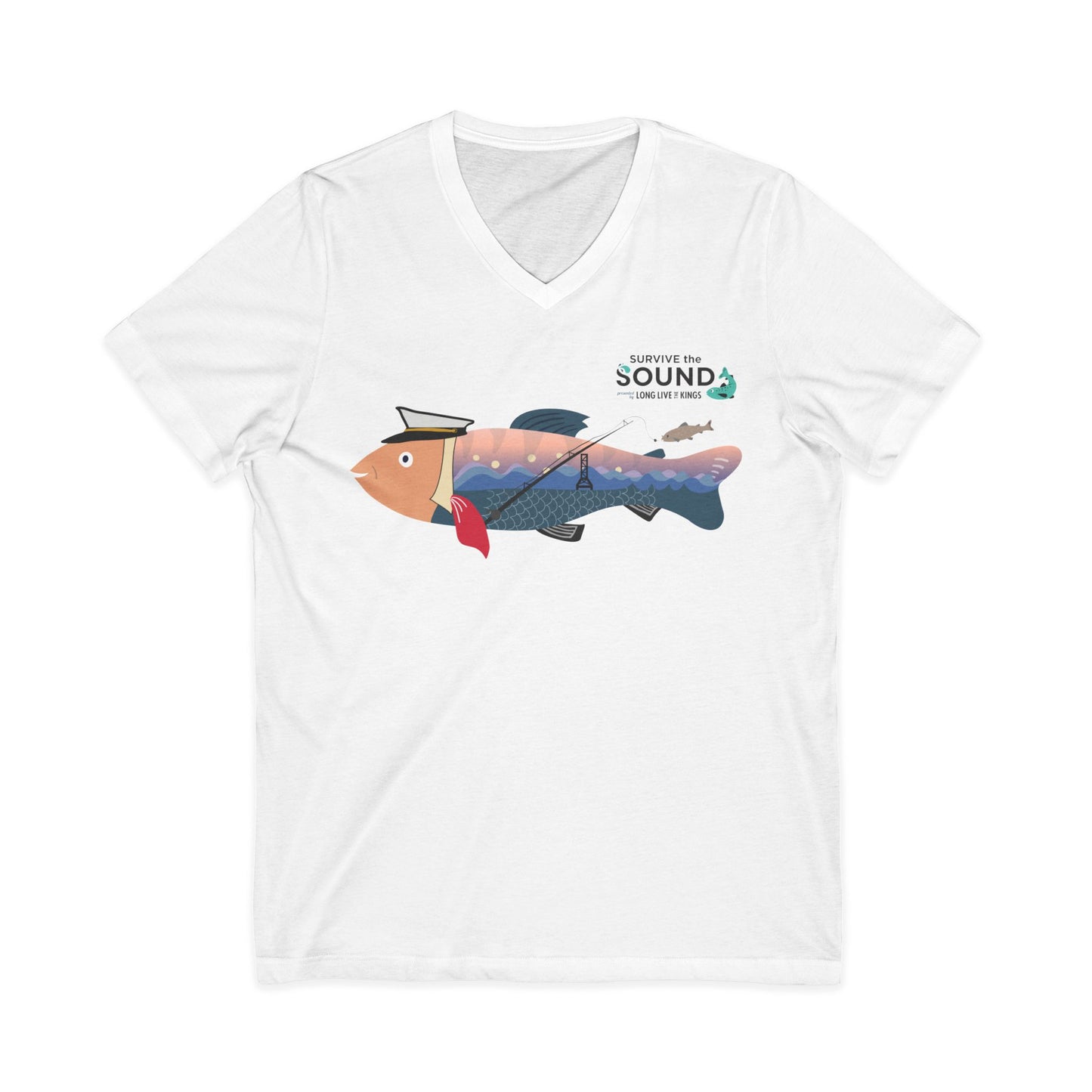 Ray Unisex V-Neck Tee