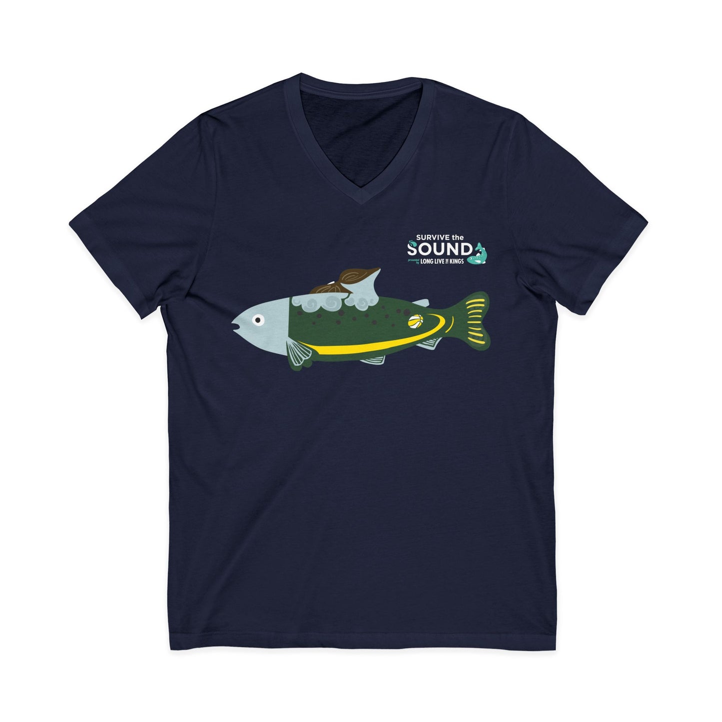 Stormy Unisex V-Neck Tee