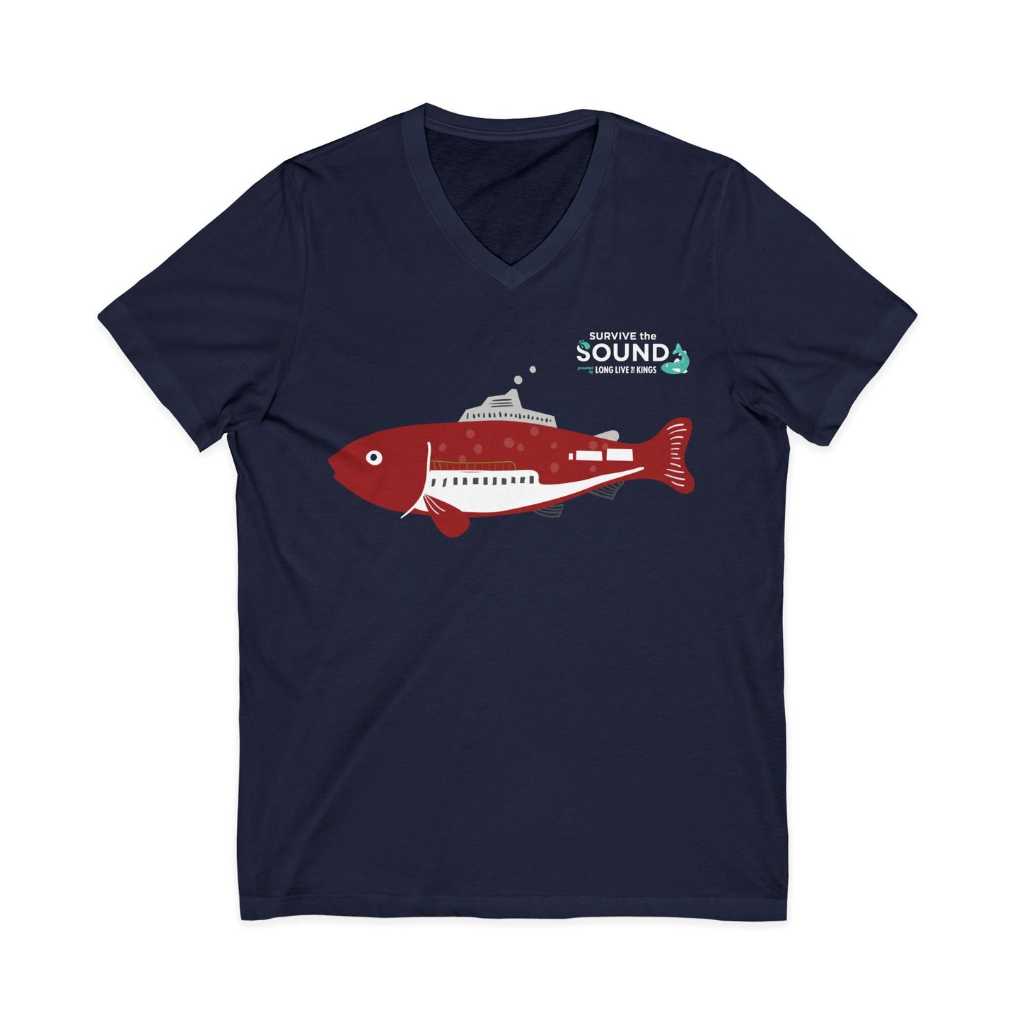 Fishy McFishface Unisex V-Neck Tee