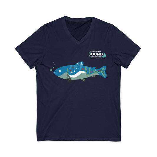 Pierre 59 Unisex V-Neck Tee