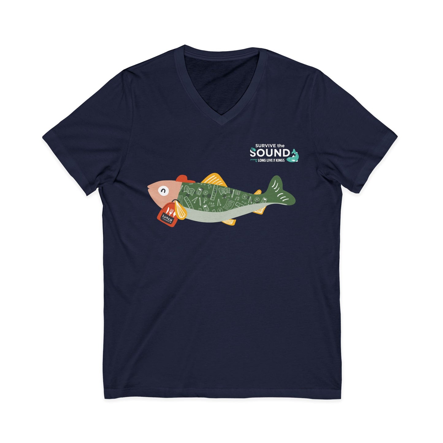 Lunchbox Unisex V-Neck Tee