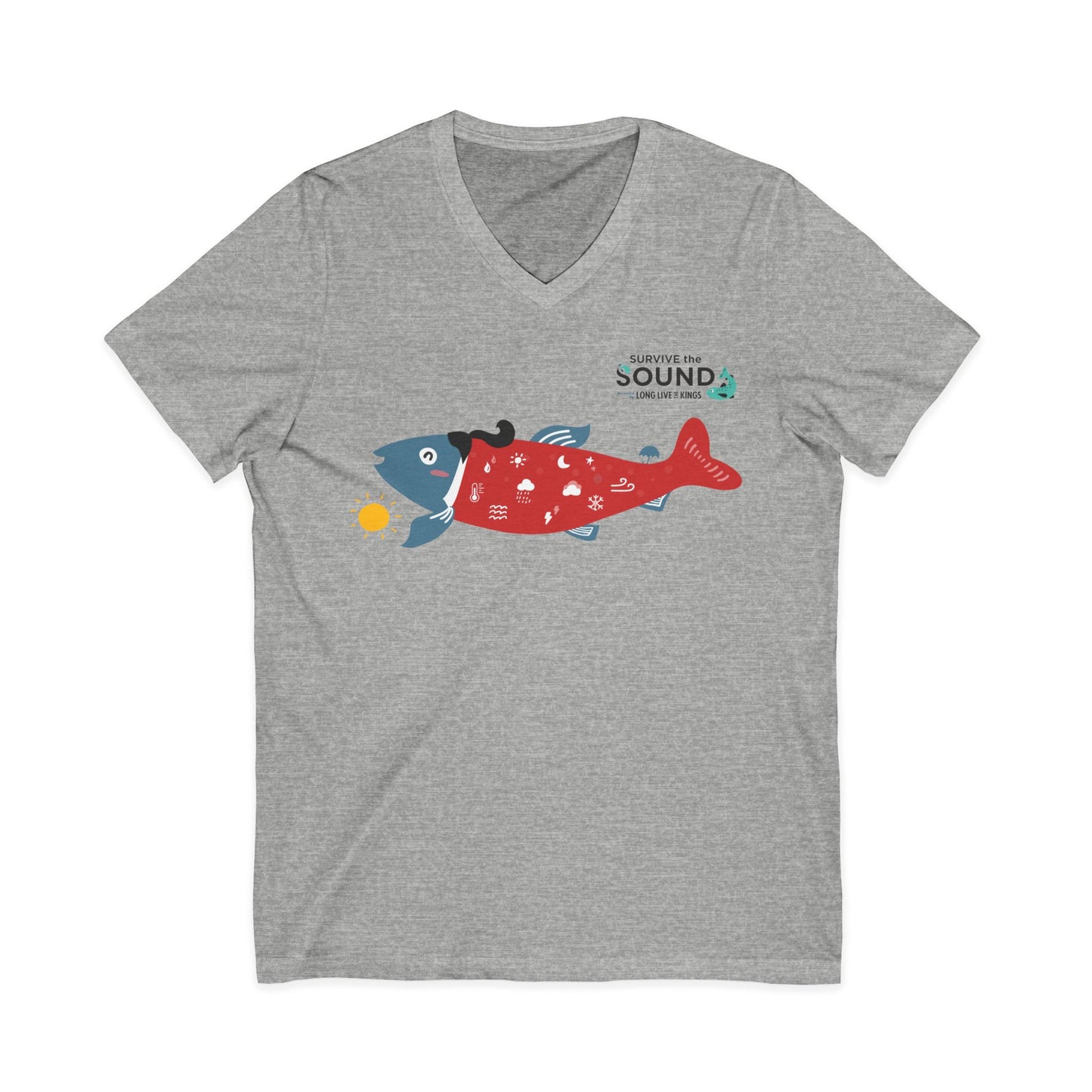 Abby aCoho Unisex V-Neck Tee