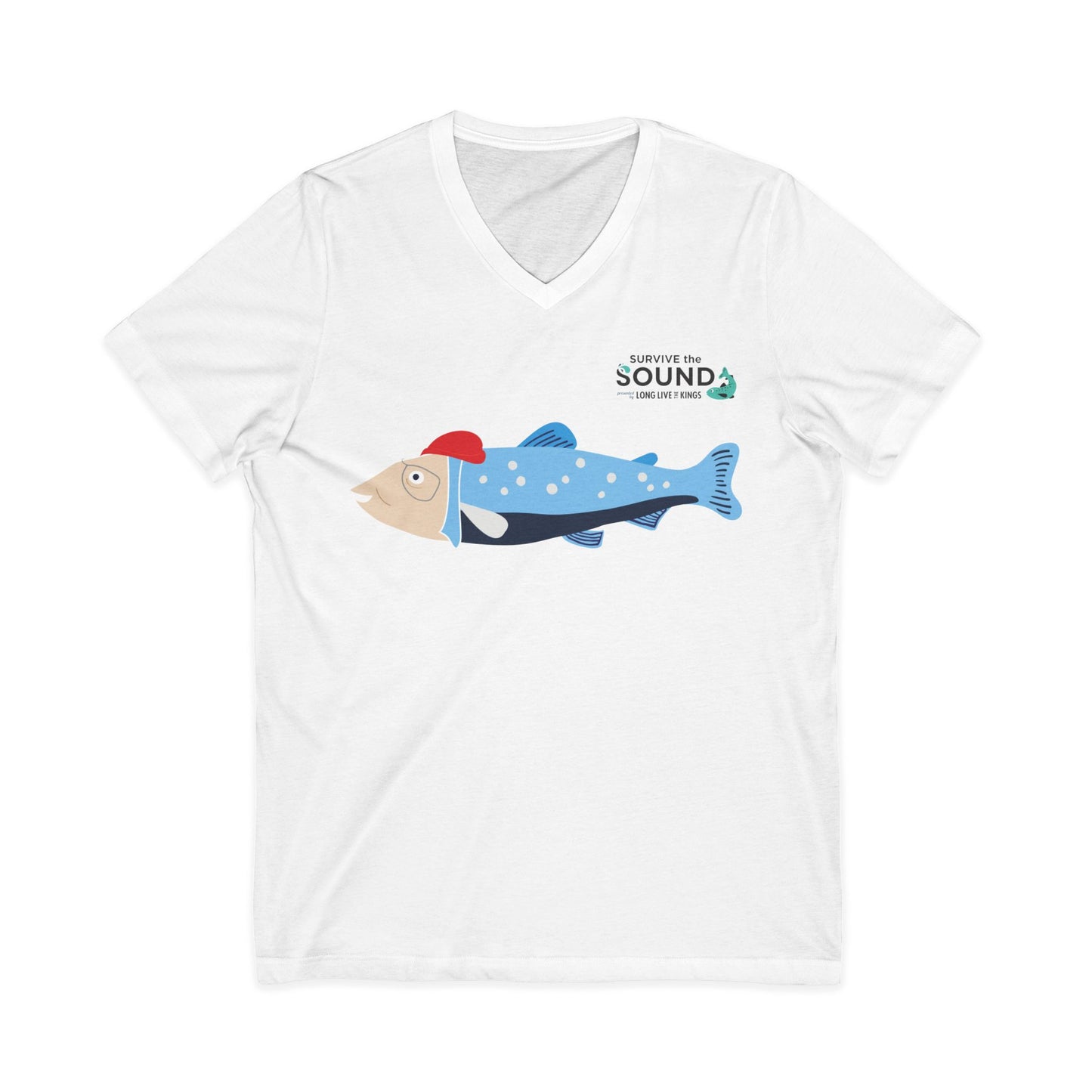 Jacques TooSlow Unisex V-Neck Tee