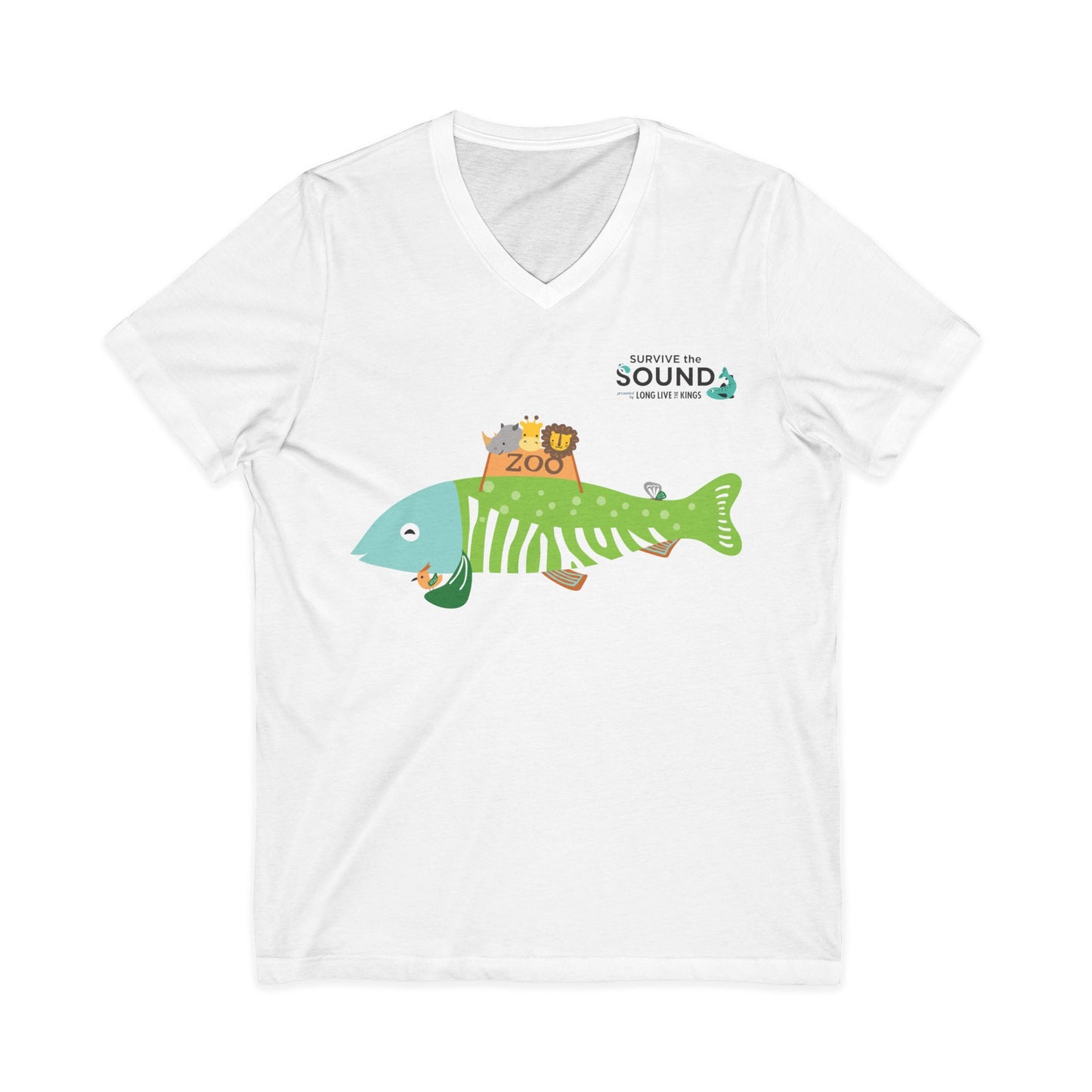 Fernifish Unisex V-Neck Tee